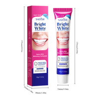 Dentifrice Blanchissant Menthe Sakura 100g Marque Blanche Élimine les Taches de Fumée et de Café Haleine Fraîche 12h Soin Bucco-dentaire OEM Logo Personnalisé