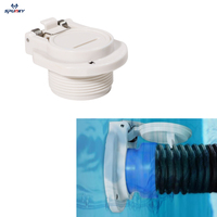 GW9530 Raccord mural de sécurité Vac Lock à rotation libre pour aspirateurs de piscine Zodiac, Hayward, Pentair
