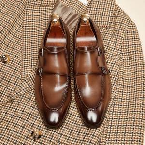 Zapatos de Cuero Clásicos de Alta Calidad con Hebilla para Caballero, Zapatos Oxford de Negocios a la Moda, Nuevo Diseño, Zapatos de Fiesta para Hombre - Product Image 6