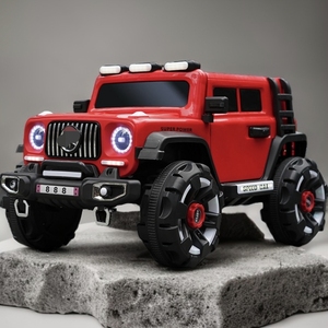 Export Fernbedienung Stoß dämpfendes Geländewagen Babys pielzeug Auto kann Erwachsene oder Doppel kinder Elektroauto vier Räder sitzen - Product Image 4