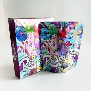 Nouvelle conception, sacs <span class=keywords><strong>en</strong></span> mylar holographiques découpés à la forme, refermables, 3,5 g, 7 g, 28 g, 1 livre, 8e, 3,5, exotiques, avec boîte, emballage anti-odeur - Product Image 3