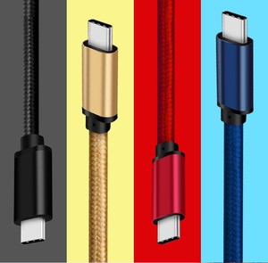 3A de metal trenzado <span class=keywords><strong>cable</strong></span> usb tipo c 2m <span class=keywords><strong>cargador</strong></span> de teléfono <span class=keywords><strong>celular</strong></span> <span class=keywords><strong>cable</strong></span> para <span class=keywords><strong>Samsung</strong></span> - Product Image 3