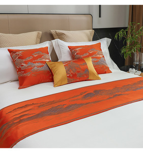 Verano Anne's Luxury Classic Bed Tail Toalla Hotel Decoración Bed Runner - Product Image 2