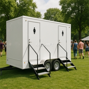 Baño Portátil Móvil con Remolque Individual 2025 - Product Image 2