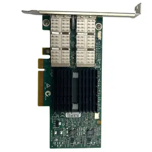 بطاقة شبكة PCIe 3.0 x8 ثنائية المنافذ Eth40G/IB56G إيثرنت محول خادم MCX354A-FCBT ميلانوكس 40g