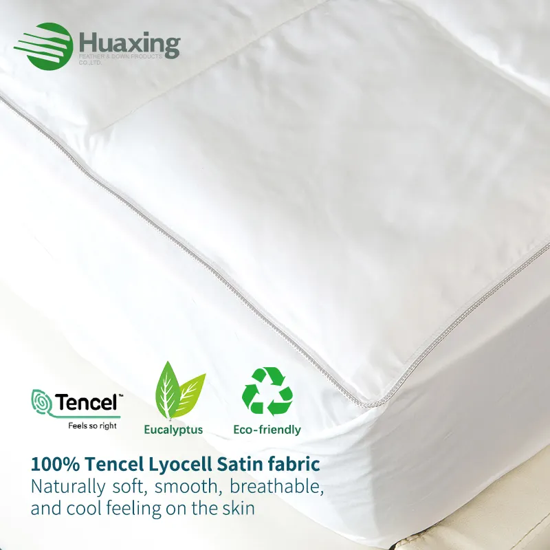 Sang Trọng Rắn Satin Mượt 100% Tencel Lyocell Bền Vững Sateen Vỏ Bọc Dâu Lụa Duvet Comforter Bên Trong Làm Mát Mùa Hè Chăn