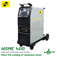 Machine à souder à l'arc argon ACDC WSME-400 TIG à refroidissement par eau, de qualité industrielle, à double impulsion, pour l'alliage d'aluminium et de magnésium.