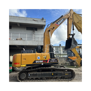 Excavadora de cadenas Sany SY215C de segunda mano, máquina de construcción usada, excavadora Sany 215 a bajo precio en venta - Product Image 1