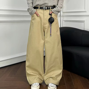 Pantalon baggy <span class=keywords><strong>Cargo</strong></span> surdimensionné décontracté anti-boulochage pantalon de survêtement couleur unie Nonnod pantalon pour hommes Offre Spéciale personnalisé vintage pour hommes - Product Image 2