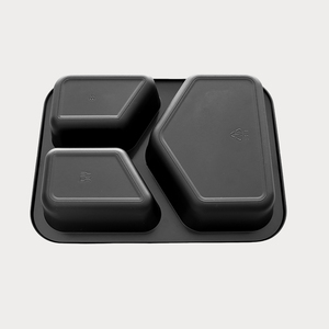 Plateau en CPET recyclable |   -40 ℃   ~ +220 ℃   Compatible avec les fours doubles | Conteneur alimentaire CPET compostable jetable de qualité alimentaire - Product Image 1