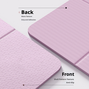 Tapis de yoga portable pliable antidérapant en TPE épaissi <span class=keywords><strong>pour</strong></span> usage domestique, 183 cm, 0,6 cm d'épaisseur, personnalisable <span class=keywords><strong>pour</strong></span> la remise en forme des débutants - Product Image 3