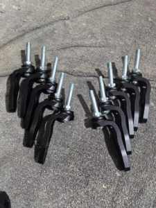 Accesorios para sillas de ruedas fábrica 4/5/6 pulgadas aleación de aluminio silla de ruedas deportiva brazo de rueda delantera Horquilla de rueda delantera opción multicolor - Product Image 6