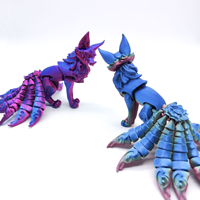 Figurine de dragon lumineux 3D imprimée en plastique, articulée, modèle de simulation de dragon divin, kit de sculpture, 14 ans et plus