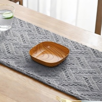 Plateau de rangement multifonctionnel écologique de style japonais en plastique pour os et restes, idéal pour la maison, les collations, les fruits, les desserts et les noix