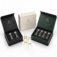 Boîte magnétique pour huiles essentielles, Premium, 15 ml, 30 ml, lot de douze flacons, boîte magnétique pliable, papier lin avec laminage doux au toucher