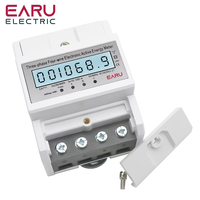 Compteur d'énergie EARU Din AC 230 380V 3 phases 4 fils, moniteur de consommation d'énergie, wattmètre, bivolt 100A 50/60Hz, rétroéclairage EA771