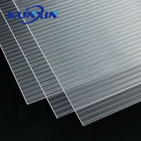 Kunxin 1.5mm 2mm 2.5mm brillant dé-éblouissant Led PS Texture linéaire UGR panneau de diffuseur de lumière