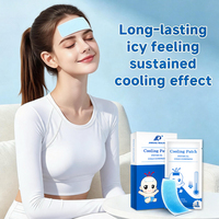 Patch de refroidissement corporel en gel, personnalisé avec logo OEM, certifié ISO, pour le soulagement des maux de tête et la protection contre la chaleur estivale – Vente en gros