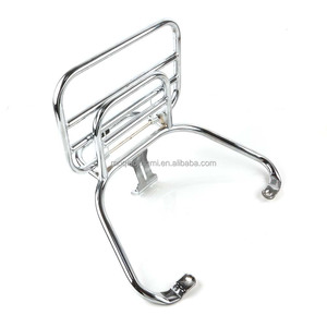 Estantes Plegables para Motocicleta para <span class=keywords><strong>VESPA</strong></span> GTS GTV 300 <span class=keywords><strong>Sprint</strong></span> Primavera 150, Portaequipajes Trasero de Aluminio para Scooter, Respaldo - Product Image 4