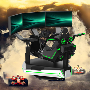 เครื่องเล่นเกมแข่งรถเสมือนจริง 9D Dynamic Motion 3 จอ สำหรับใช้ในบ้าน เพื่อการฝึกซ้อม - Product Image 4