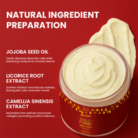 Gommage corporel biologique édition limitée Noël Nettoyage en profondeur des soins de la peau Huile de graines de jojoba Camellia Sinensis Exfoliation douce