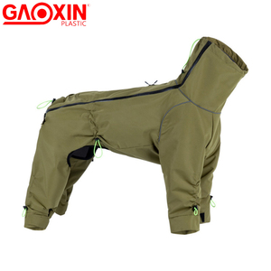 फैशन आउटडोर बड़े कुत्ते के लिए पालतू जानवर के कपड़े विंडप्रूफ चलने वाले वाटरप्रूफ और बड़े कुत्ते के लिए मखमल जैकेट - Product Image 2