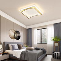 Plafonniers LED en acrylique avec cadre en fer, éclairage encastré, style moderne et minimaliste, pour salon, chambre à coucher, chambre d'enfant nordique