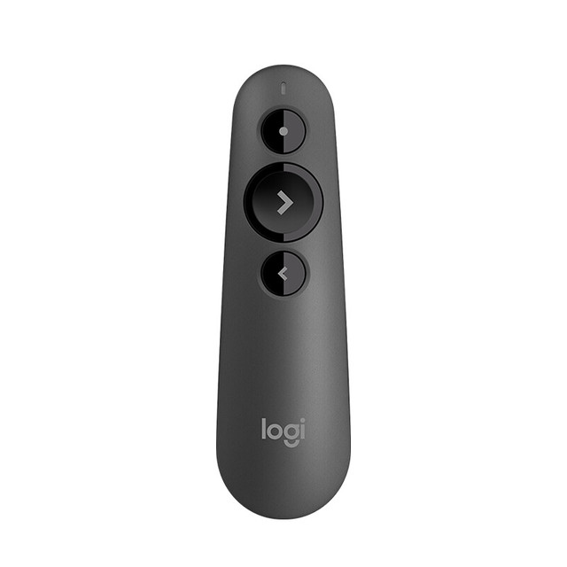 Original Logitech R500s Laser Presentation Remote Clicker Pointer with Dual Connectivity Blue tooth or USB Bulk