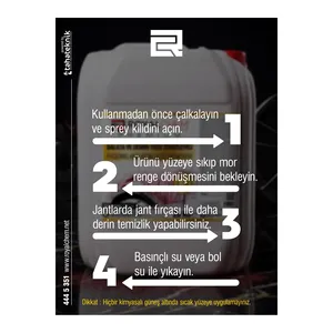 Removedor de Polvo de Freno y Hierro Royalchem 20 Kg Producto Profesional para el Cuidado del Automóvil - Product Image 6