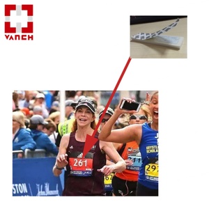 Étiquette RFID UHF Vanch VT-88F avec puce Alien H3 pour la gestion des marathons, course de longue distance, numéro de dossard en mousse ABS, fréquence 860-960 MHz, classe EPC - Product Image 2