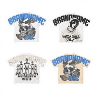 T-shirt unisexe vintage coupe ample en coton 100% pour impression DTG et sérigraphie, style streetwear, logo personnalisé, coupe droite et ample