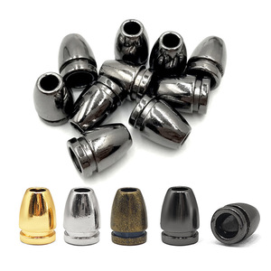 Terminales de cordón Jin Ming chapados en aleación, estilo clásico, para hebillas de prendas, botones de ojal, duraderos - Product Image 1