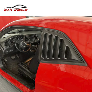 2008-2017 for ABS Plastic Gloss Black Side <b>Window</b> Vent <b>Cover</b> Scoop Windshield Vent Body Part - Product Image 5