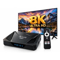 Boîtier TV Android 14 X96Q PRO+ Allwinner H728 Octa Core 8K UHD 2.4GHz 1000M LAN Lecteur Multimédia Intelligent Décodeur Garantie 12 Mois