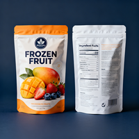 Sacs Doypack Personnalisés en Gros pour Frites Surgelées et Fruits – Emballage Plastique Mylar à Fond Plat