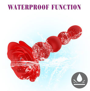 Juguete sexual <span class=keywords><strong>Anal</strong></span> con tapón de silicona con función vibratoria, tapón <span class=keywords><strong>Anal</strong></span> seguro para placer - Product Image 2