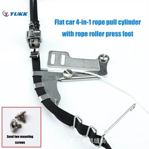 Piedino pressore 4-in-1 per macchina da cucire con funzione scorrevole, a rotelle, a pressione, a trazione rapida e per avvolgimento corda - Product Image 5