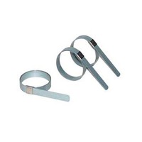 Pince à poinçon centrale préformée en acier inoxydable avec boucle attaches de câble en acier inoxydable flexibles autobloquantes personnalisées