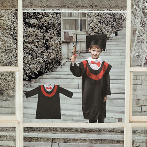 Disfraz de Estilo Académico Negro <span class=keywords><strong>para</strong></span> Niños, <span class=keywords><strong>para</strong></span> Películas, Televisión, Dramas y Representaciones Teatrales - Product Image 2