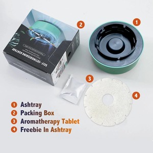 Purificatore d'Aria Elettrico 2-in-1 Personalizzato, Design Moderno, Posacenere Intelligente Multifunzionale, Filtro Anti-Fumo <span class=keywords><strong>per</strong></span> Casa, Auto, Ufficio - Product Image 6