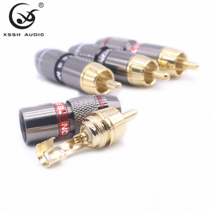 Connecteurs <span class=keywords><strong>RCA</strong></span> mâles Monster YIVO XSSH OEM personnalisables, de bonne qualité, en laiton plaqué or, pour câble audio HiFi. - Product Image 5