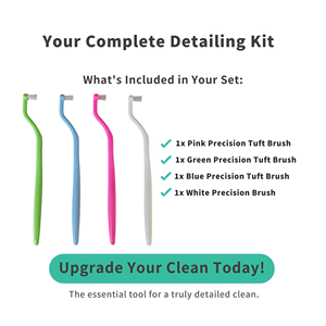 Lot de 4 brosses à dents à touffe unique souple Brosse interdentaire pour appareils orthodontiques Implants Ponts Nettoyage des - Product Image 3