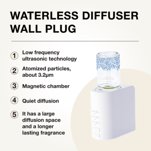 Wholesale <b>Electric</b> Plug In Waterless <b>Diffuser</b> Adjustable Essential <b>Oil</b> <b>Diffuser</b> With LED Light - Product Image 2