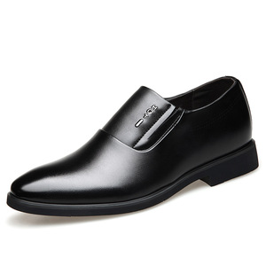 Men's British Style Patent Leather <b>Height</b> <b>Increasing</b> <b>Shoes</b> 6cm Business Formal Wear - Product Image 3