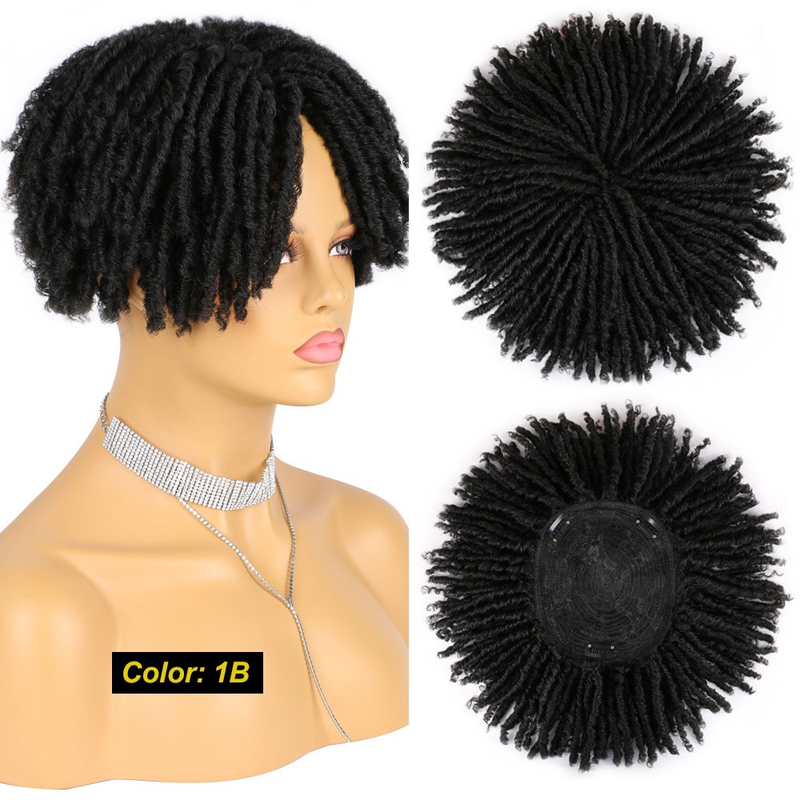 Afro Kinky Curly Wigs With Bangs