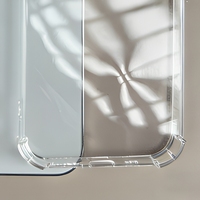 Coque de téléphone transparente en TPU antichoc avec dos imprimé pour iPhone