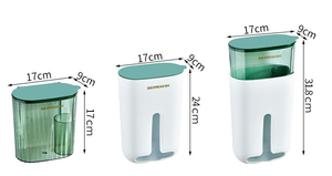 DS1518 Estante de Almacenamiento para Bolsas de Plástico, Soporte de Pared para Bolsas de Compra, Dispensador de Bolsas de Basura, Soporte para Rollos, Caja de Almacenamiento para Bolsas de Basura - Product Image 2