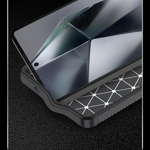 S25 siêu trường hợp 2025 Sản phẩm mới Bọ Cánh Cứng kết cấu sợi carbon chống sốc mềm TPU điện thoại di động bìa cho Samsung Galaxy S25 siêu - Product Image 4