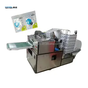Widely Use Large Adjustable Alcohol Pads Machine Automatic Lens Cleaning Wipes Packing Machine Wipes Machinery