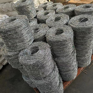 Filo spinato zincato 1.6mm filo di ferro per protezione 300m lunghezza miglior prezzo a YIWU o GUANGZHOU" - Product Image 2